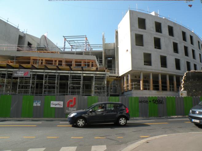 chantier de construction, Hôpital Sainte-Anne